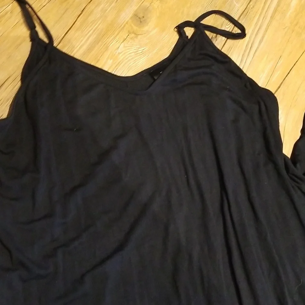 Mossimo Black tank maxi dress EUC szXXL - Picture 2 of 3